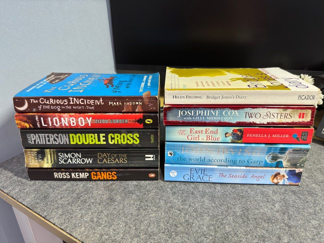 PAPERBACK BOOK BUNDLE/TAKE ALL (mixed genre) (Category: Storybooks) located in Kawit. Submitted by thenookofeli (Listing ID 1390349786, Image 2). Description: [PRELOVED OG] TAKE ALL - 300 php Mixed PB Bundle (Fiction & Nonfiction) MOP: Gcash or Bank Transfer MOD: J&T, Lalamove or LBC LOC: Kawit,Cavite 🌸 These are preloved books but in good condition/intact pages. Please expect some minimal flaws such as foxing, tanning and other signs of usage. 