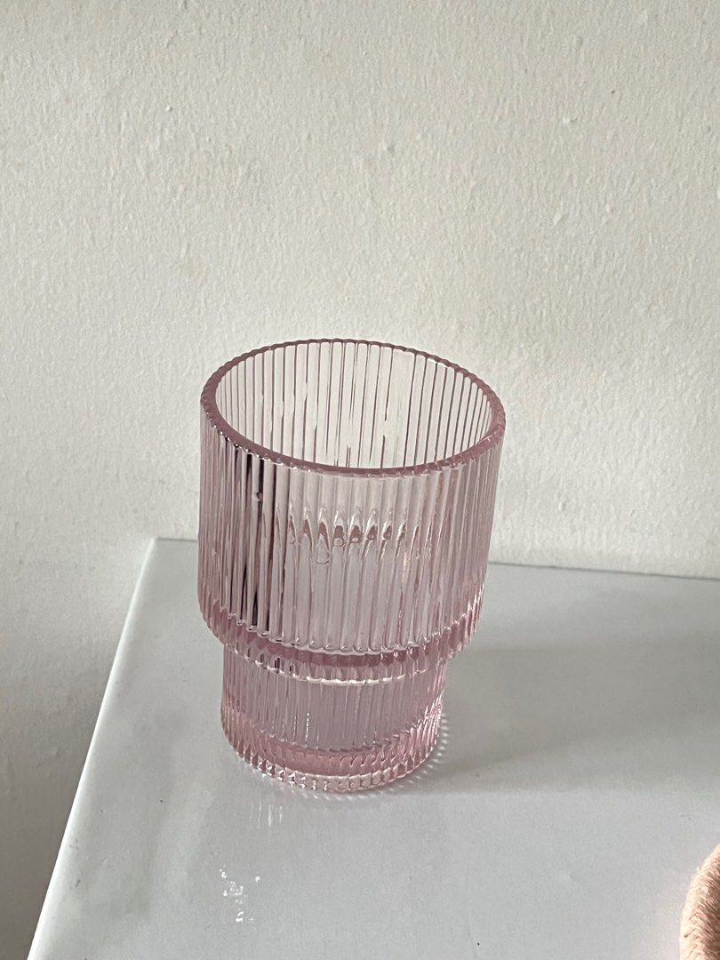 PINK transparent glass (for cute iced drinks ) (Category: Beverages) located in Quezon City. Submitted by nikki_declutters (Listing ID 1390308696, Image 1). Description: rfs: moving out used 3-4x (almost new) gifted perfect for matcha or any ice drinks :) and for my fellow pink lovers/girlies.
