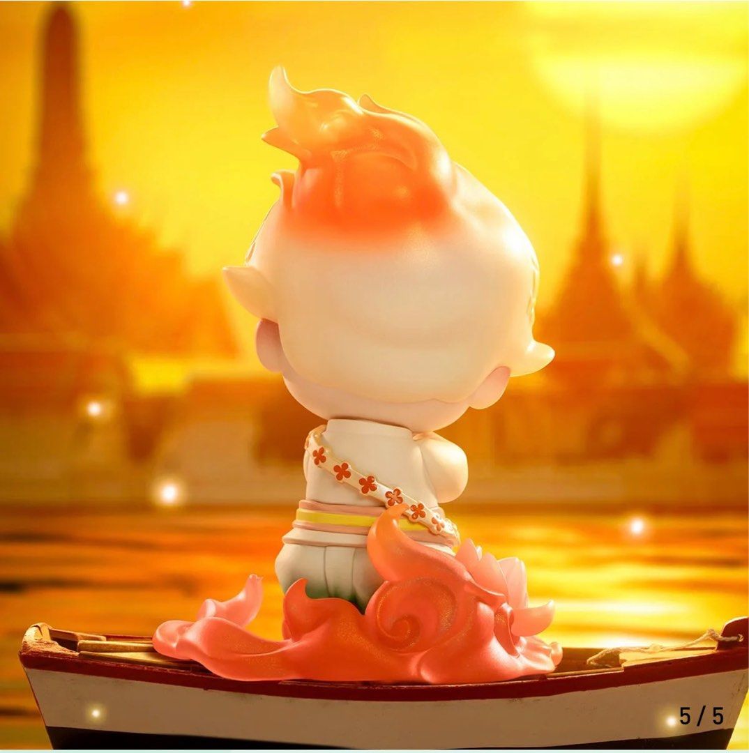 【Thailand Exclusive】DIMOO Flaming Lotus Pop Mart Dimoo Flaming Lotus 100% - US