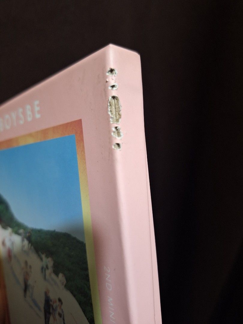 SEVENTEEN BOYS BE ALBUM (Category: K-Wave Merchandise) located in Makati City. Submitted by declutteristhings (Listing ID 1390332203, Image 2). Description: As you can see in the picture, there's a flaw in it. But the inclusions are totally fine since I didn't use them. Complete inclusions 💯 with sticker, lyric book, poster and CD. original price 600+ ✨️ ➡️ And the random pc is THE 8's Polaroid but it's 200 pesos. price of album+ pf + sf all onh