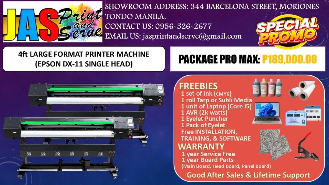 SPECIAL PROMO PRICE of Tarpaulin & Sublimation Printer Machine (Dx11 ...
