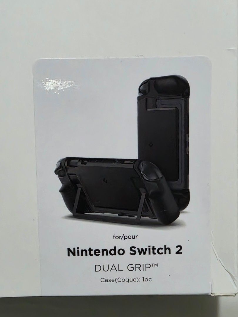 Spigen Nintendo Switch 2 Dual Grip case (Category: Cases & Covers) located in Angeles City. Submitted by celestialbody (Listing ID 1390326674, Image 1). Description: Nintendo Switch 2 Dual Grip Case Used once 1200.00 Ok with swap add cash ako sa Fantasy Life or Donkey Kong Bananza Super Mario Odyssey metro manila (bgc, Mrt stations) pampanga tarlac.