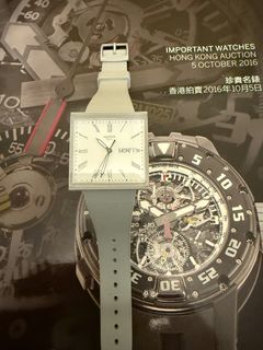 Swatch “what if “ Grey colour square watch64202678295809110