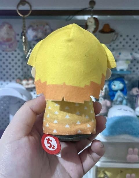 T-Arts Demon Slayer Zenitsu Plush (Category: Plushies & Soft Toys) located in Bocaue. Submitted by ekaaam (Listing ID 1390405505, Image 2). Description: WYSIWYG Please manage your expectation as this is already 2nd hand.