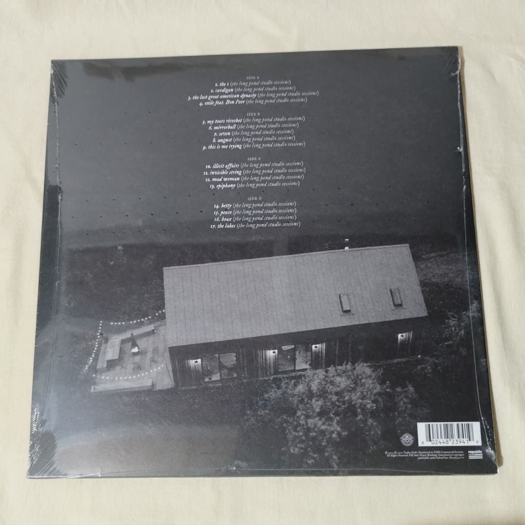 Taylor Swift Folklore The Long Pond Studio Sessions RSD Vinyl (Category: Vinyls) located in Pasig City. Submitted by zuper.zaiyan (Listing ID 1390367361, Image 2). Description: Taylor Swift Folklore The Long Pond Studio Sessions RSD Vinyl • 2LP Gray Colored Vinyl • Sealed • Brand New • Price: ₱17,000 Shipping: Lalamove at buyer's expense Payment Method: GCash Tags: Folklore RSD Vinyl Taylor Swift Vinyl.