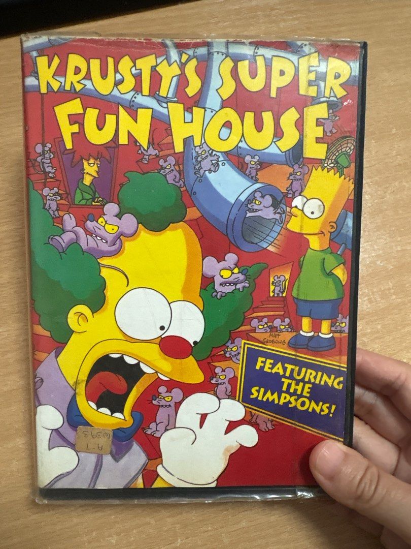 The Simpsons: Krusty's Super Fun House Sega Genesis, Video