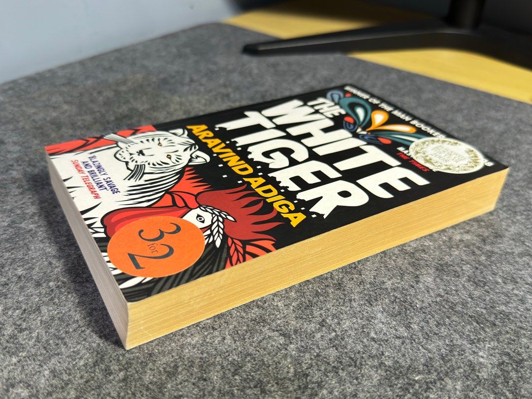 THE WHITE TIGER by Aravind Adiga (Category: Storybooks) located in Kawit. Submitted by thenookofeli (Listing ID 1390352627, Image 3). Description: [PRELOVED OG] MOP: Gcash or Bank Transfer MOD: J&T, Lalamove or LBC LOC: Kawit,Cavite 🌸 These are preloved books but in good condition/intact pages. Please expect some minimal flaws such as foxing, tanning and other signs of usage. 🌸Willing to provide videos and more photos for condition check. 🌸 Pl