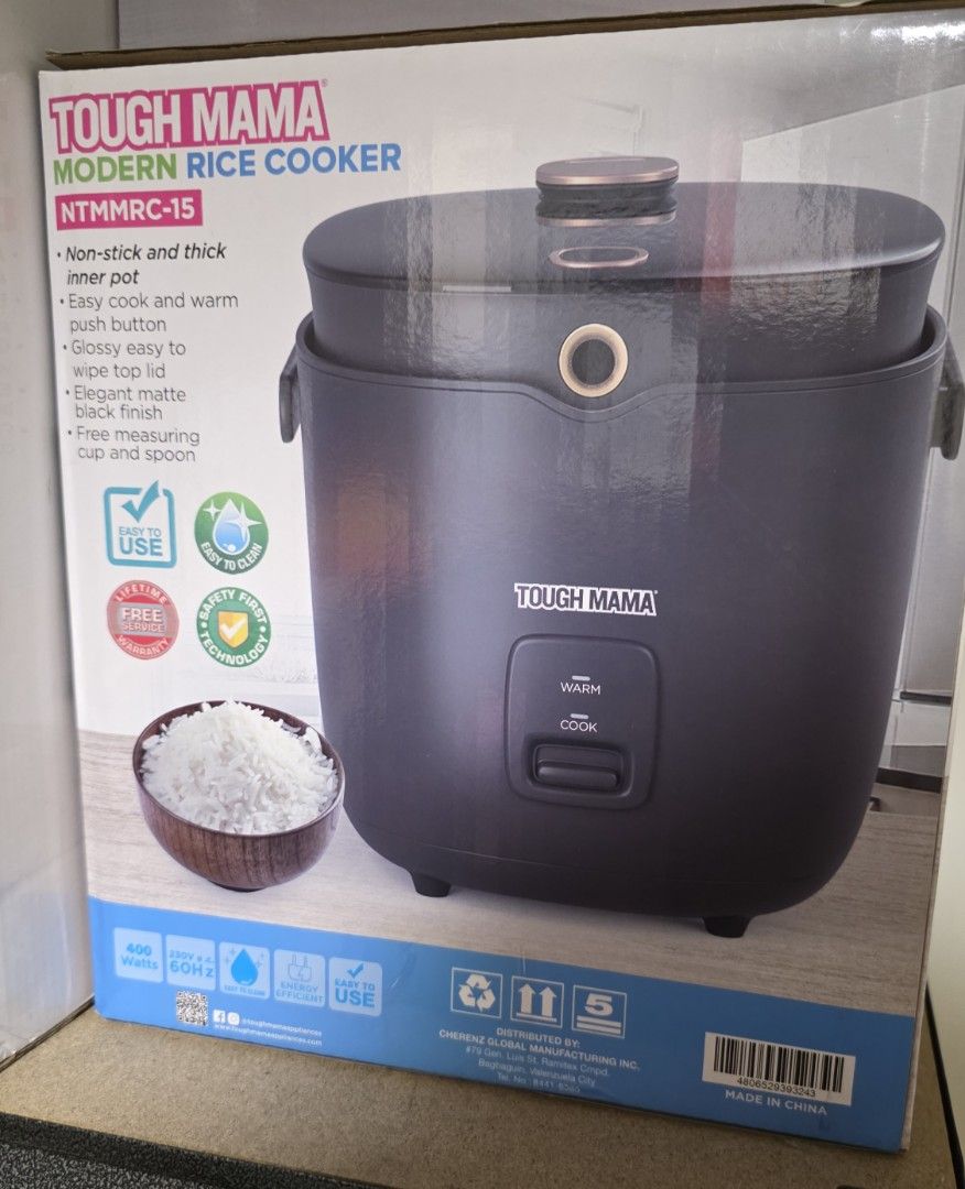 Tough Mama Modern Rice Cooker (Category: Cookers) located in Pasay City. Submitted by glc08 (Listing ID 1390240408, Image 1). Description: .
