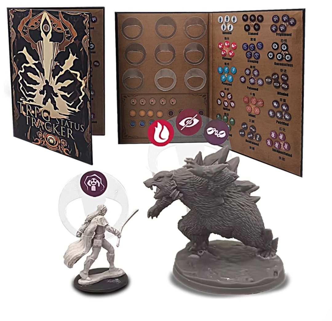 T.R.P.O. Status Tracker for Tabletop RPGs DnD Role Playing Equipment DM ...