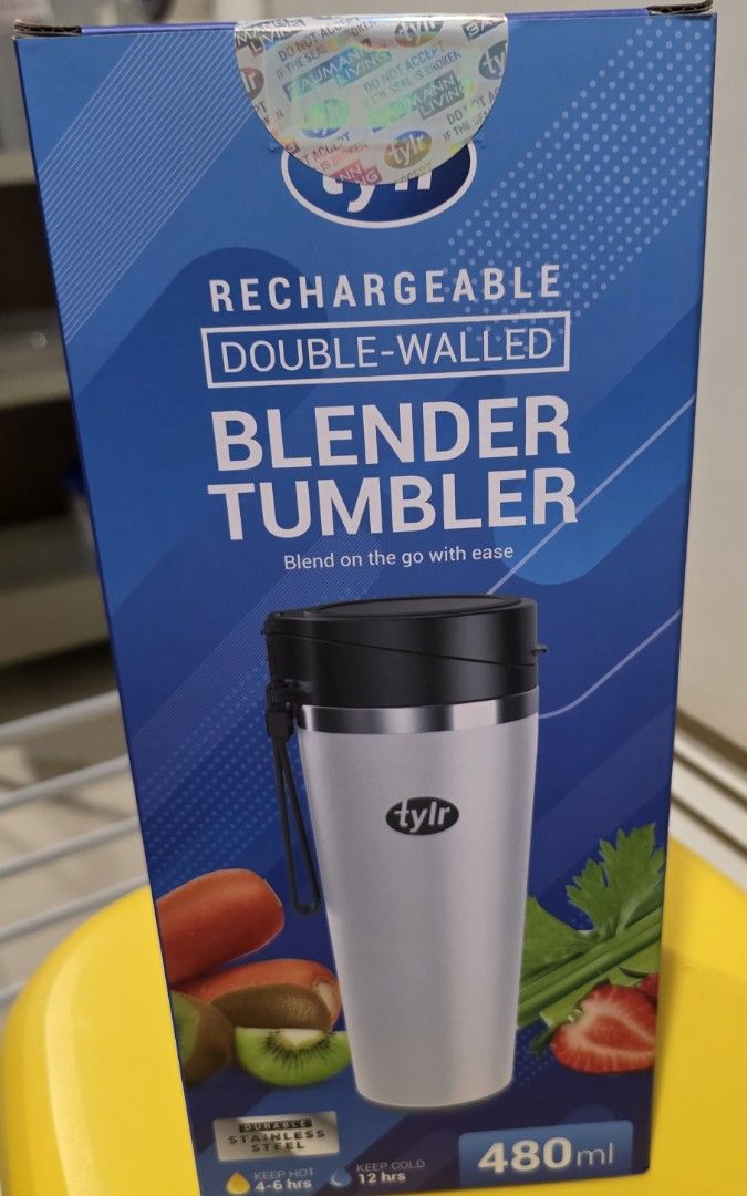 Tylr Blender Tumbler Rechargeable (Category: Juicers, Blenders & Grinders) located in Pasay City. Submitted by glc08 (Listing ID 1390242305, Image 1). Description: .