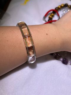 天然幽靈水晶手排手鈪64236133260546110