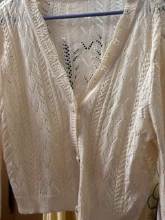 米白色針織開衫64236504736513110