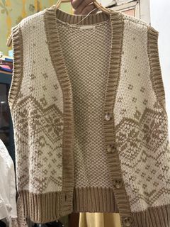 米色針織背心64236319842689110