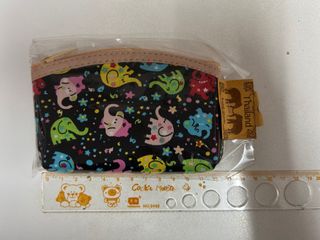 Thai Handmade Elephant Pattern Storage Bag Small Wallet64241807252353110