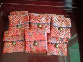 中式國風 紅色 首飾袋 禮物袋 小袋64235657394177110