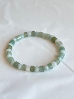 🔥 100%天然緬甸A貨翡翠 6.9mm手串珠 🔥 非A貨保證退款退鑒定費(只限香港)64240586027395110