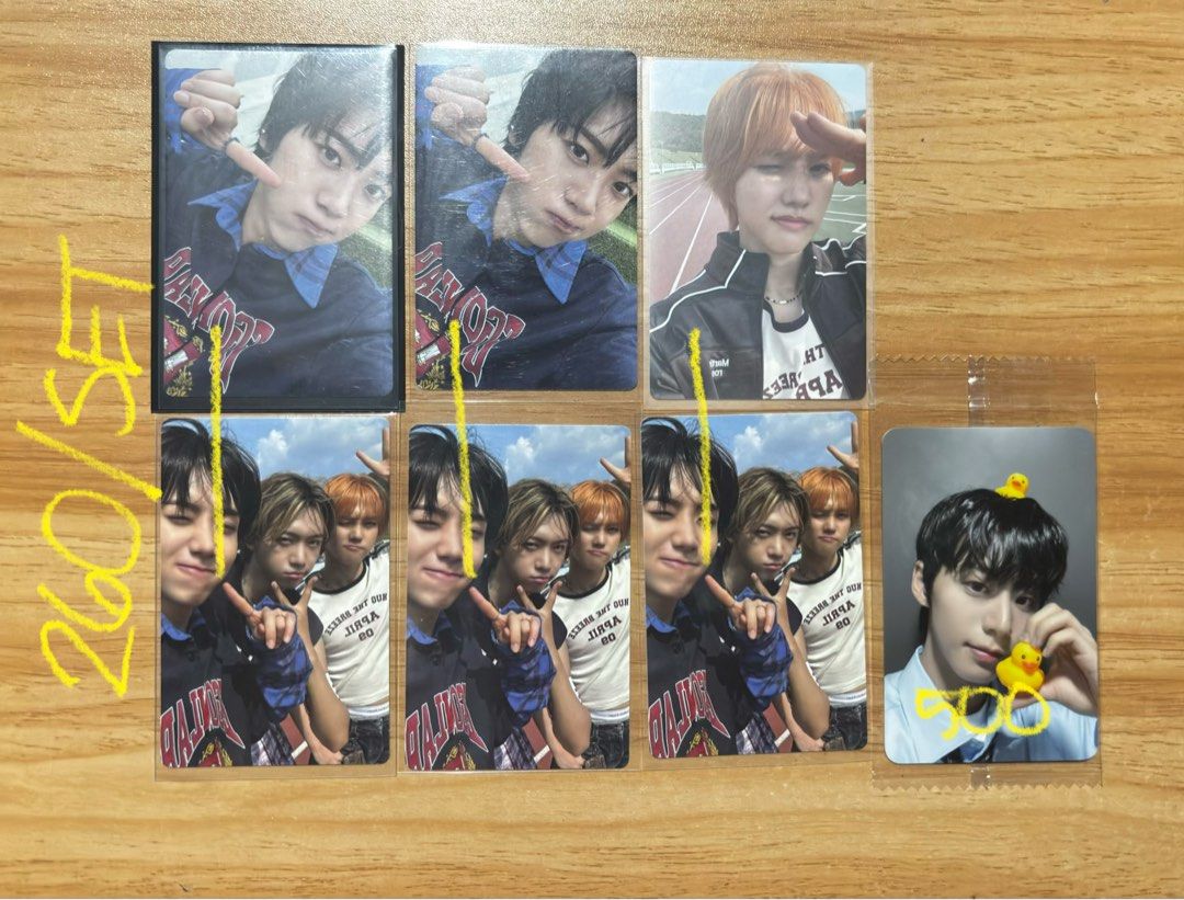 AHOF PHOTOCARDS (Category: Raw Singles) located in Manila. Submitted by ctrlvic (Listing ID 1393806603, Image 1). Description: Jewel poca set - ₱260 each Withmuu pobs - ₱250 each Daidai fox - 300 Jeongwoo duck - 500 PAYO to secure Onhand Mint condi.