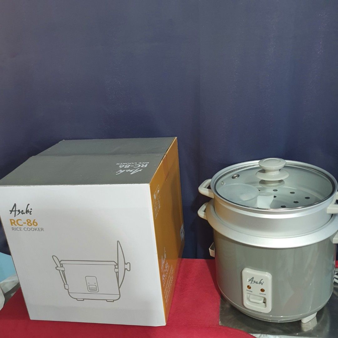 Asahi rc 86 rice cooker steamer (Category: Cookers) located in Manila. Submitted by bargain-master (Listing ID 1393690076, Image 1). Description: Brand new This is available while posted price indicated is per unit Can be pick up asap at pasig Shipping is available upon your booking, payment must be directly made by you before leaving my place fix price, non negotiable already a bargain For sale only .