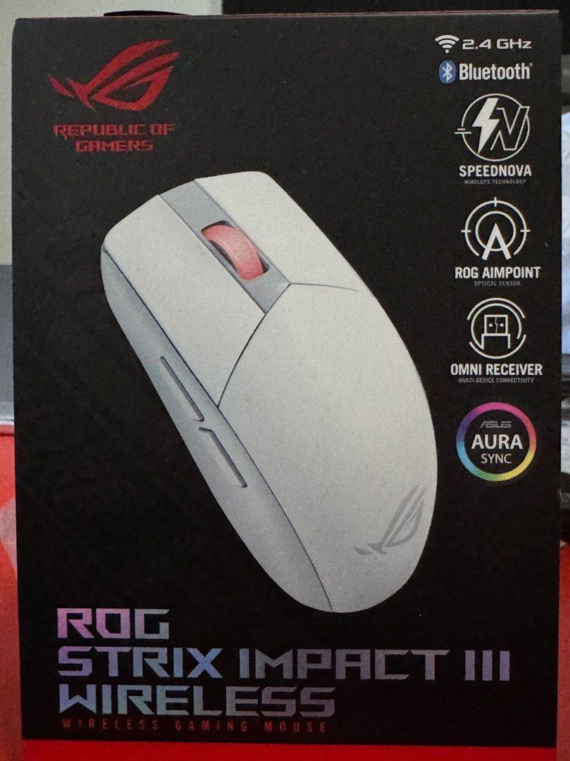 ASUS ROG Strix Impact III Wireless Gaming Mouse