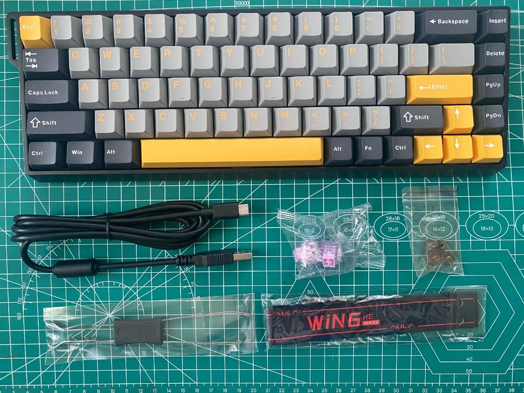 AULA WIN68HE MAX Wing Chun Magnetic Axis Switch Mechanical Keyboard (Wired) (Category: Computer Keyboard) located in Pila. Submitted by driftndrape (Listing ID 1393698797, Image 1). Description: Opened for inspection/testing 📍Pila or Los Baños, Laguna | PH 📦LBC, JnT, Lalamove .