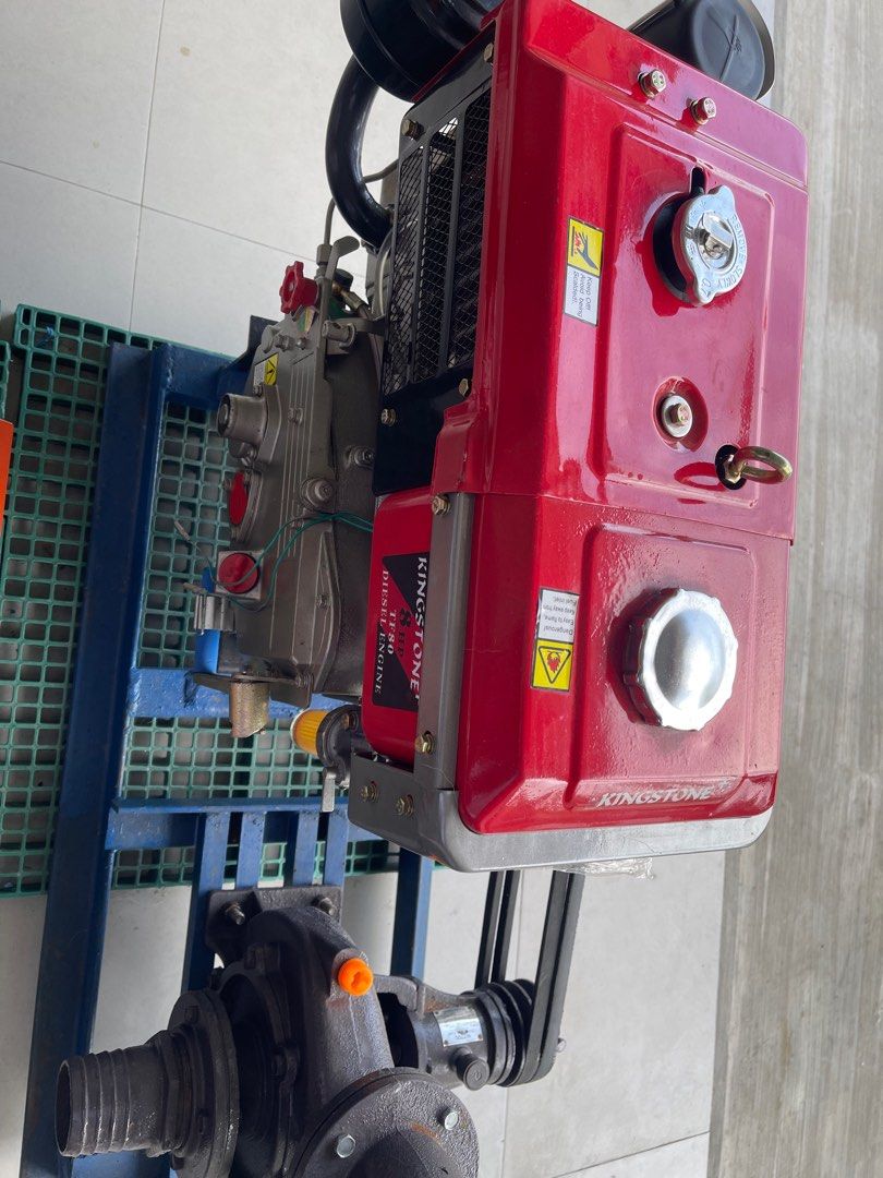 Belt Driven Water Pump (Category: Industrial Equipment) located in Quezon City. Submitted by captaincook (Listing ID 1393662844, Image 2). Description: Belt Driven Water Pump 8HP Water Cooled Diesel Engine 3x3 Bnew.