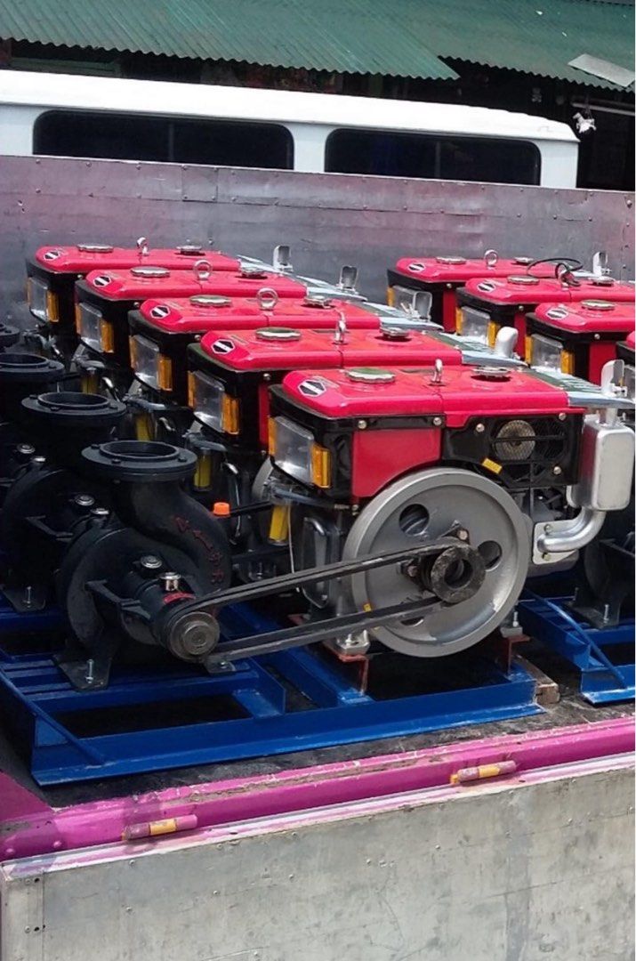 Belt Driven Water Pump (Category: Industrial Equipment) located in Quezon City. Submitted by captaincook (Listing ID 1393662844, Image 3). Description: Belt Driven Water Pump 8HP Water Cooled Diesel Engine 3x3 Bnew.