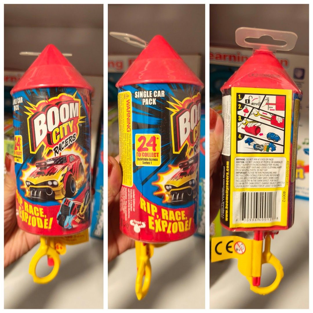 Boom Sticker Racing Pack Boom City Racers Single Car Pack, Hobbies & Toys, Toys & Games on Carousell