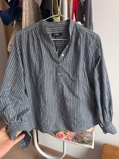 Chaps 條紋休閒衬衫薄 全棉64201858540419110