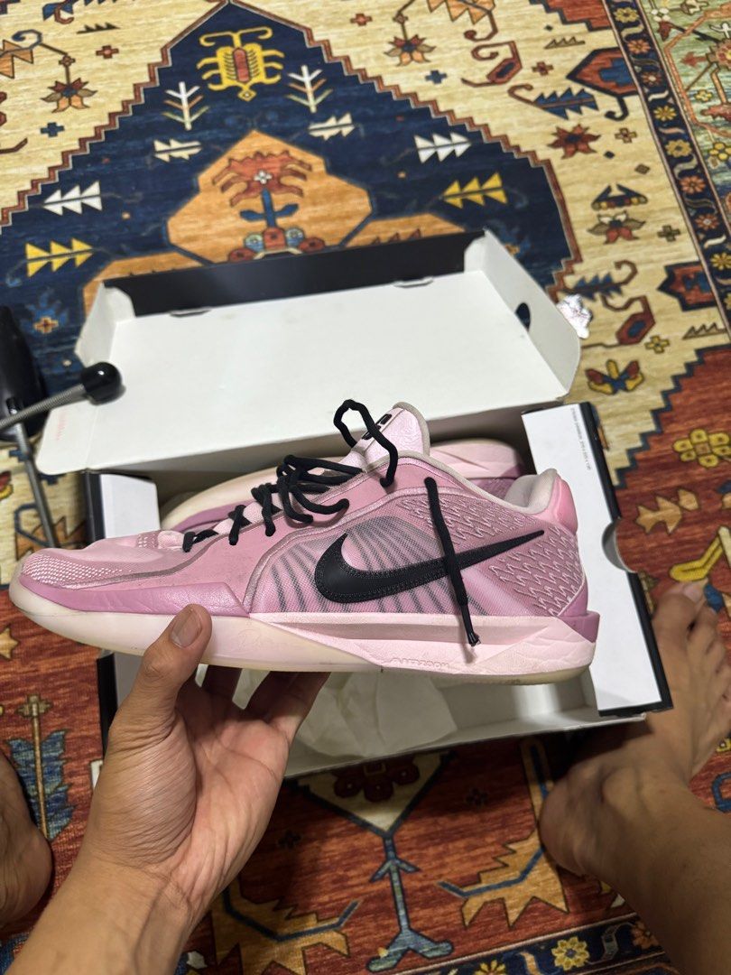 FOR SALE (Category: Sneakers) located in Valenzuela. Submitted by 1keith2 (Listing ID 1393763197, Image 1). Description: Sabrina 2 “Pink Foam” Size 12 Mens Used No issue.