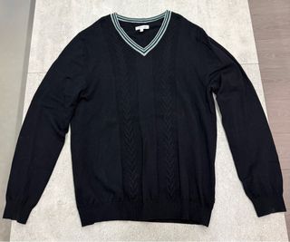 G2000  黑色 V領 針織衫 冷衫 毛衣 Sweater64236318248451110