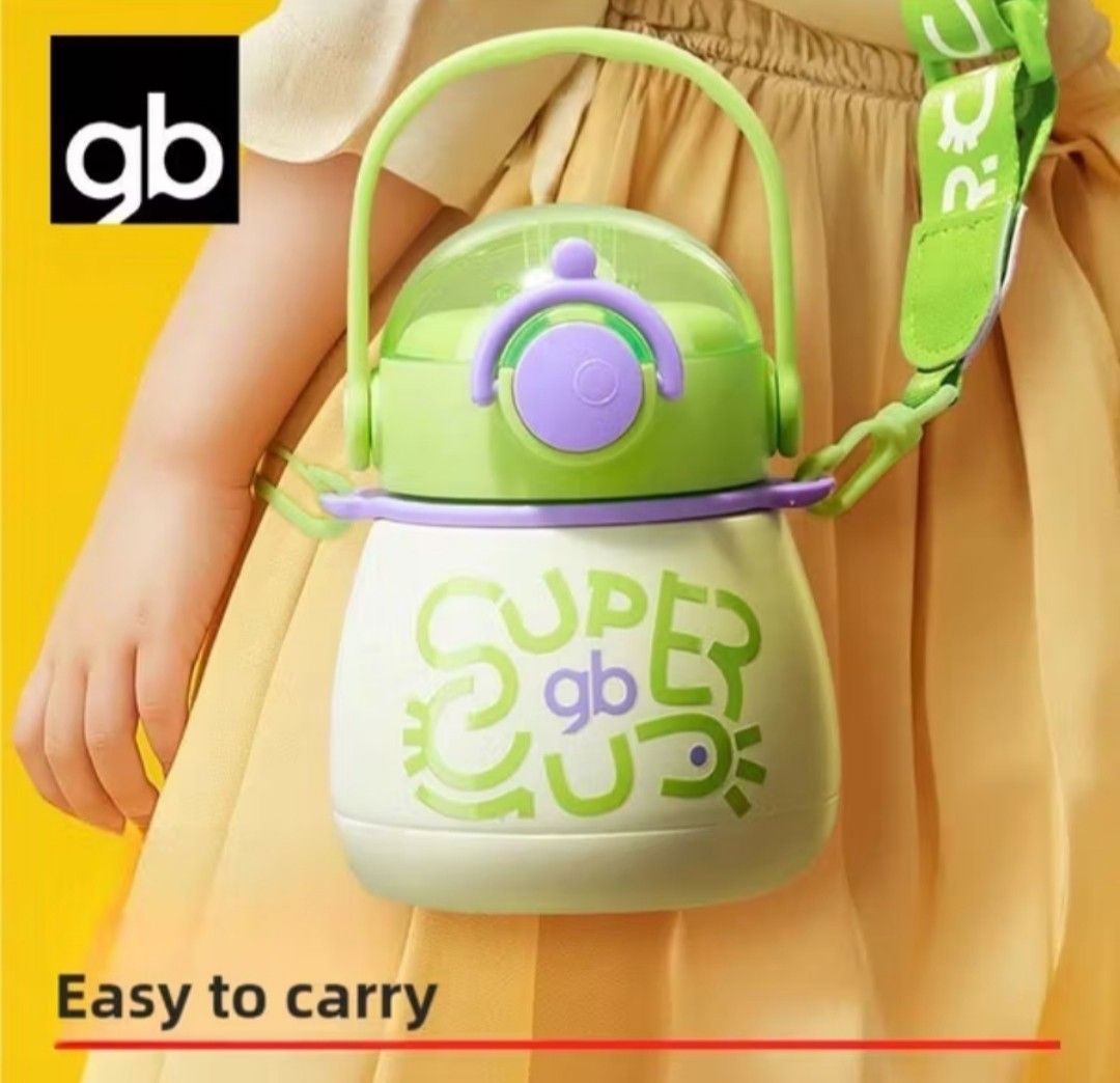 GB Large Capacity Thermos Flask 531 ml (Category: Weaning & Toddler Feeding) located in Bacoor. Submitted by axxesbabyshopph (Listing ID 1393634074, Image 2). Description: BRANDNEW GB Large Capacity Thermos Flask 531 ml w/ sling carry strap Silicon straw ‼️599 ONLY‼️.