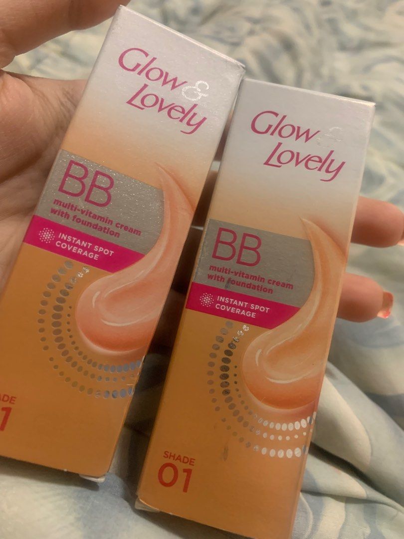 Glow and Lovely BB Cream (Category: Makeup) located in Makati City. Submitted by FashionFactory (Listing ID 1393779878, Image 1). Description: 200 for both boxes .