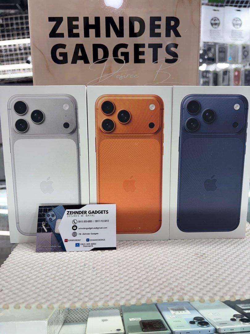 iPhone 17 PRO MAX 256GB OPENLINE (HK VARIANT) BRANDNEW (Category: iPhone 16 Series) located in San Juan City. Submitted by desireebayal96 (Listing ID 1393725249, Image 1). Description: iPhone 17 PRO MAX * BRANDNEW SEALED * NOT ACTIVATED * 1 YEAR WARRANTY * HK VARIANT * DUAL SIM PLUS E-SIM * 100% ORIGINAL * NOT REFURBISHED OPEN FOR COD SAME DAY DELIVERY PLUS SHIPPING FEE MESSAGE ME DIRECTLY FOR MORE INFO Store located📍2nd floor Vmall Greenhills S