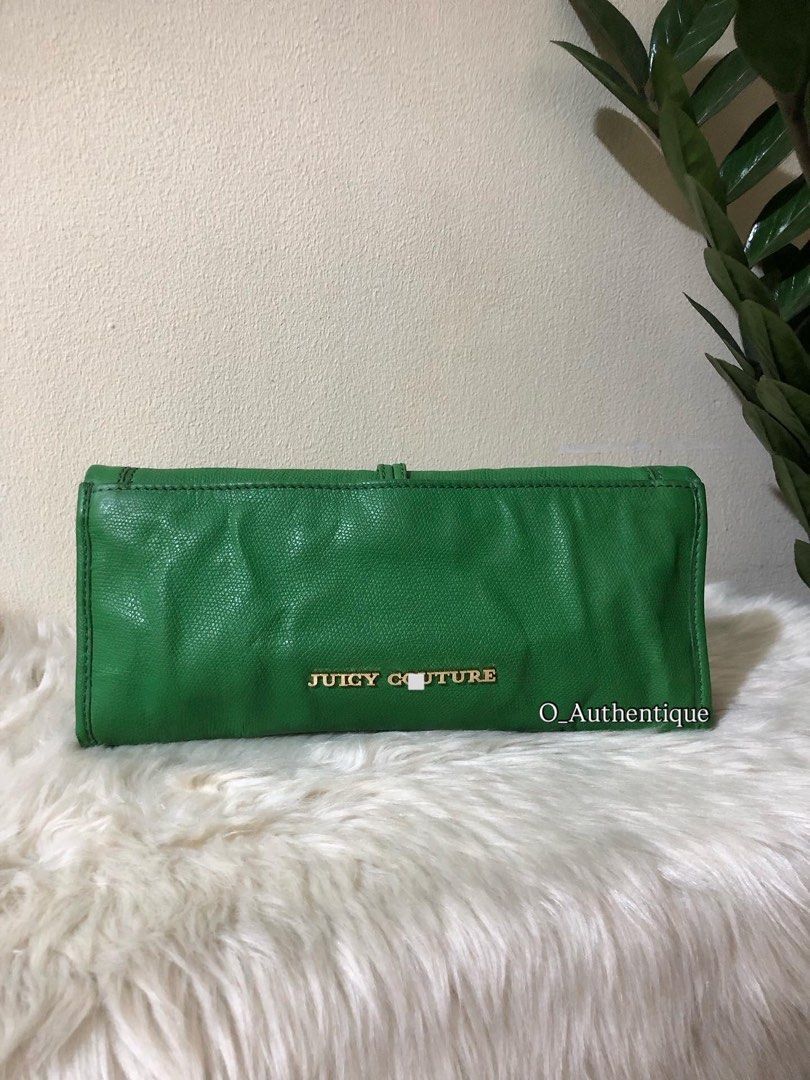 JUICY COUTURE LENI VIBRANT GREEN (Category: Luxury Bags & Wallets) located in Manila. Submitted by o_authentique (Listing ID 1393649812, Image 2). Description: RARE PIECE •Guarantee Authentic •Rank A Condition •perfect in any occasion 🌟 Our price is right base on items condition .