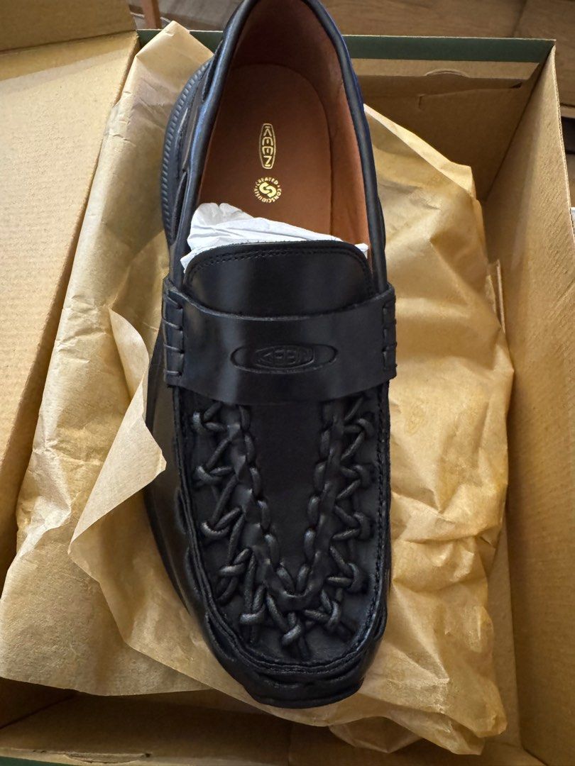 28cm KEEN UNEEK LOAFER WK BLACK 靴 KEEN UNEEK LOAFER WK 28cm All