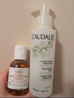 kiehl's金盞花toner 40ml / caudalie moisturizing toner爽膚水  100ml64201235140610110