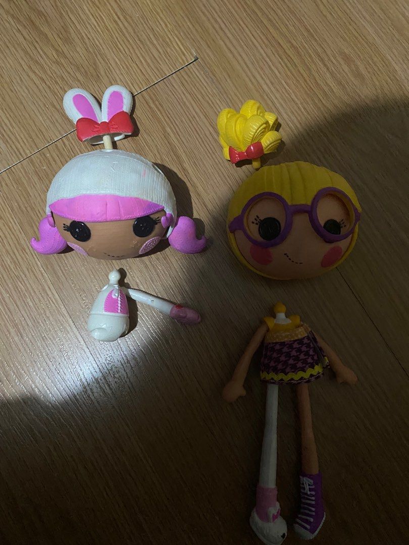 Lalaloopsy Workshop doll parts (Category: Kids Toys) located in Quezon City. Submitted by elisabelle21 (Listing ID 1393785110, Image 2). Description: Dolls sold as is! The bunny lala will come with her skirt WYSIWYG.