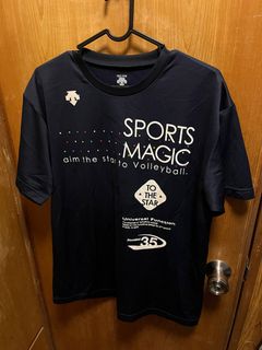 (L碼)Descente 排球主題 Tee64190237759490110