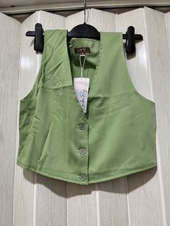 倫敦 Rag 綠色背心 - 尺碼 S64246018812163110