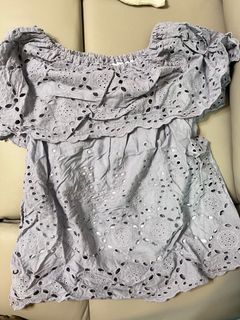 露肩刺繡上衣64238420432899110