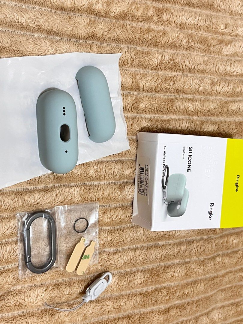 Ringke Airpod Pro 2 Silicone Case (Seafoam) (Category: Cases & Sleeves) located in Quezon City. Submitted by prelovedrx (Listing ID 1393730081, Image 3). Description: .
