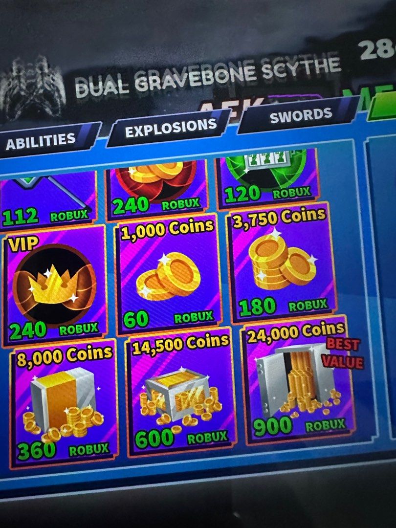 [Roblox Blade Ball] - VIP & Coins (buy abilities) also tokens, Video ...