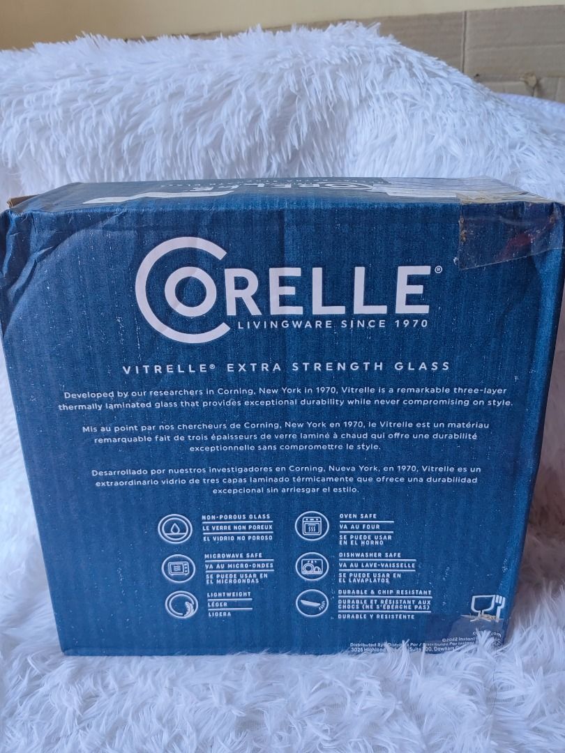 SALE - Original Corelle 12-pc Dinnerware Set - Amelia (Category: Dinnerware & Cutlery) located in Puerto Galera. Submitted by charisarifinds (Listing ID 1393651176, Image 3). Description: 📌Fixed price (selling low) Corelle 12-pc Dinnerware Set - Amelia ₱3600 (plus shipping - fits lbc Medium box) 4 - 10.25" dinner plates 4 - 6.75" dessert plates 4 - 18oz soup/cereal bowls 💯 Original from Canada 🇨🇦, money back guaranteed if proven fake Disclame