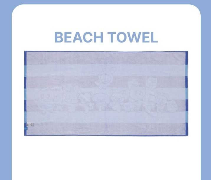 Seventeen Miniteen - Beach Towel (Category: Bedding & Towels) located in Quezon City. Submitted by lemon_jusu (Listing ID 1392292815, Image 3). Description: 🍋 Seventeen Miniteen - Beach Towel 🍋 💎 Availability: On hand, unused 💎 Bought at Seventeen Official Character Pop-up in Manila 🤝 Send an offer with the listed price when buying. No lowballers please. 💰 MOP: GCash / Maya / Bank transfer 💰 DOP: allowed for multiple orders, 30% nrdp max o