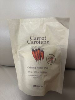 Skinfood Carrot Carotene Calming Water Pad 30 Pads胡蘿蔔鎮靜保濕棉片 30片裝64220933360642110