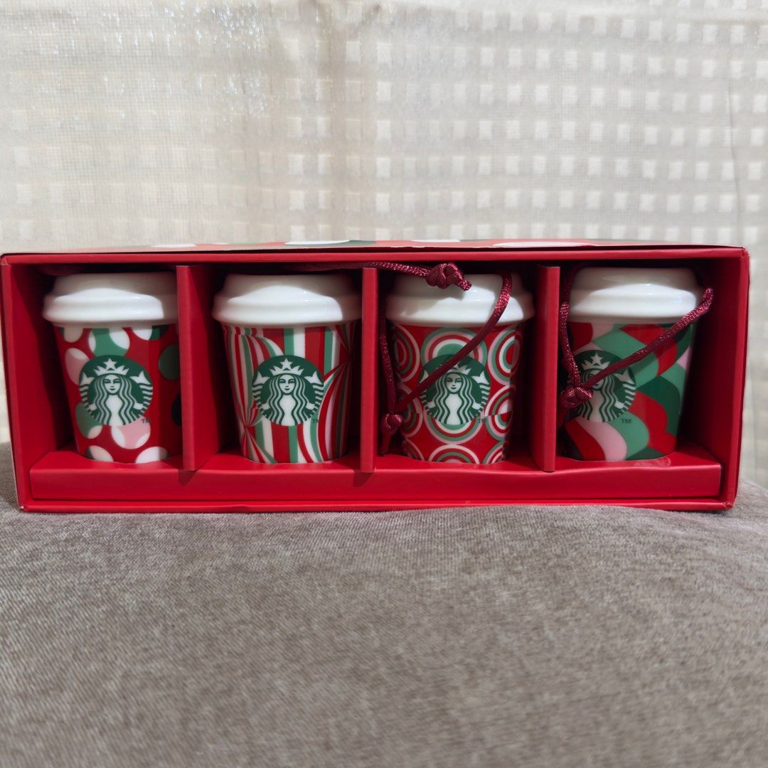 Starbucks Cup Ornaments 2025 (Category: Everything Else Others) located in Pasig City. Submitted by cafeverona333 (Listing ID 1393662549, Image 1). Description: New with SKU and Box Unused GPayment or BPI QR Meet up in Greenbelt (T/TH) or Estancia Mall (weekend) Lala Grab LBC (Buyers Expense) Item Location: Makati or Pasig City .