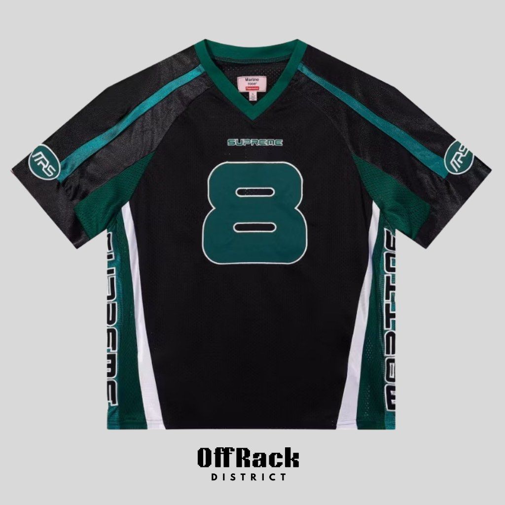 Supreme X Martine Rose Jersey (Category: Luxury Apparel) located in Las Pinas. Submitted by offrackdistrict (Listing ID 1393793508, Image 3). Description: Available S-XL Size chart already posted Pre-Order basis 6-8 days ETA Courier & Shipping 🛵Lalamove 🚚 J&T / LBC Meetup around Metro Manila only MOP 💳 Gcash/ Maya Should you have any queries, message us at Fb: OffRack District Ig: offrack.district.