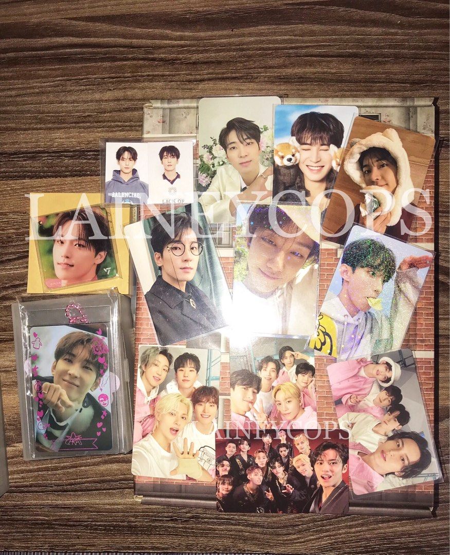 SEVENTEEN SVT WONWOO THE8 DK DINO SET (Category: K-Wave Merchandise) located in Makati City. Submitted by laineycops (Listing ID 1393668486, Image 1). Description: sold as set but open to fair ratio offers. dm for pbd. -mingyu ID not included SOLD -Hao dul -OT13 pc -Wonu carver weekend promo: 1700php set can claim unit pcs set alone at 280php.