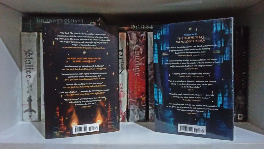 The Library (Book 1 and 2) - Mark Lawrence HC (Category: Storybooks) located in Paranaque City. Submitted by kayescollection1 (Listing ID 1393621769, Image 2). Description: The Library (Book 1 and 2) - Mark Lawrence - authentic, new, hardcover, VGC, never read - purchased from Fullybooked. - actual photos are posted. - I can provide more photos upon request. - Sold as Set. 🏷️ 3,000 RFS: Decluttering 📍 We sell new & pre-loved books, please manag