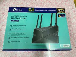 全新未開封TP-Link AX1800 Dual-Band Wi-Fi 6 Router (Archer AX20)路由器64208317146626110